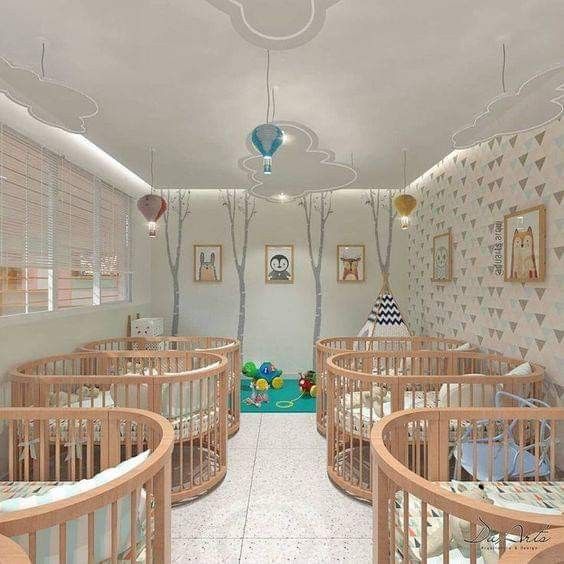 Daycare nursery cheap room ideas